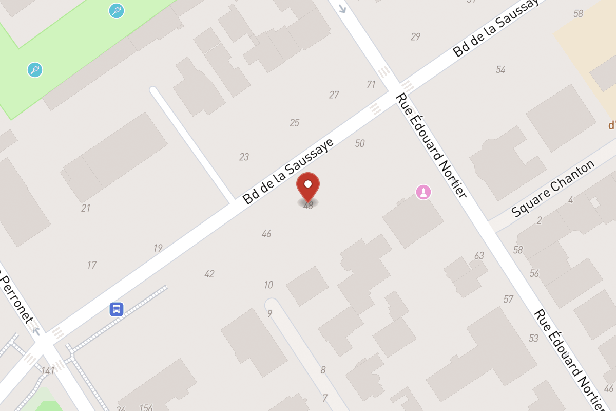 Plan de situation — 48 Boulevard de la Saussaye