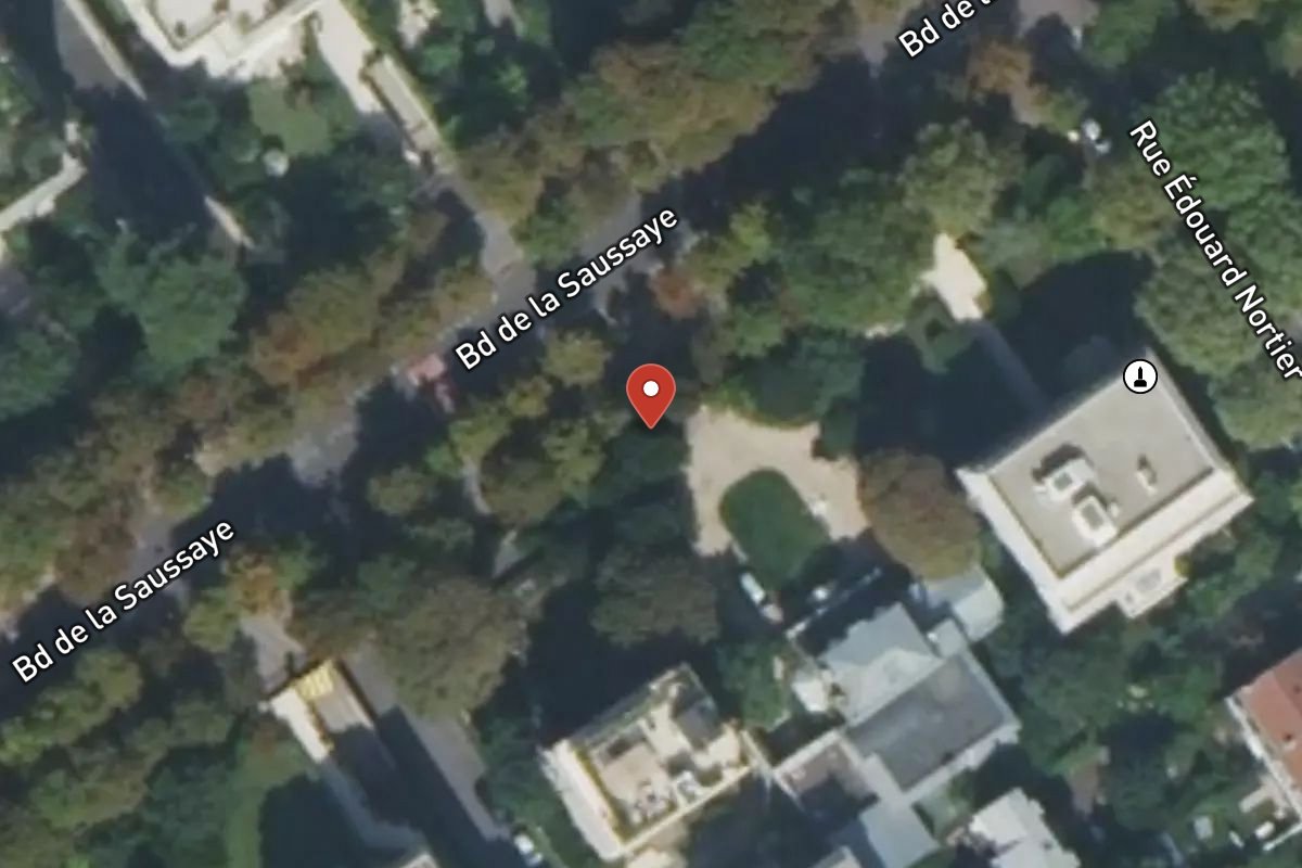Vue satellite — 48 Boulevard de la Saussaye