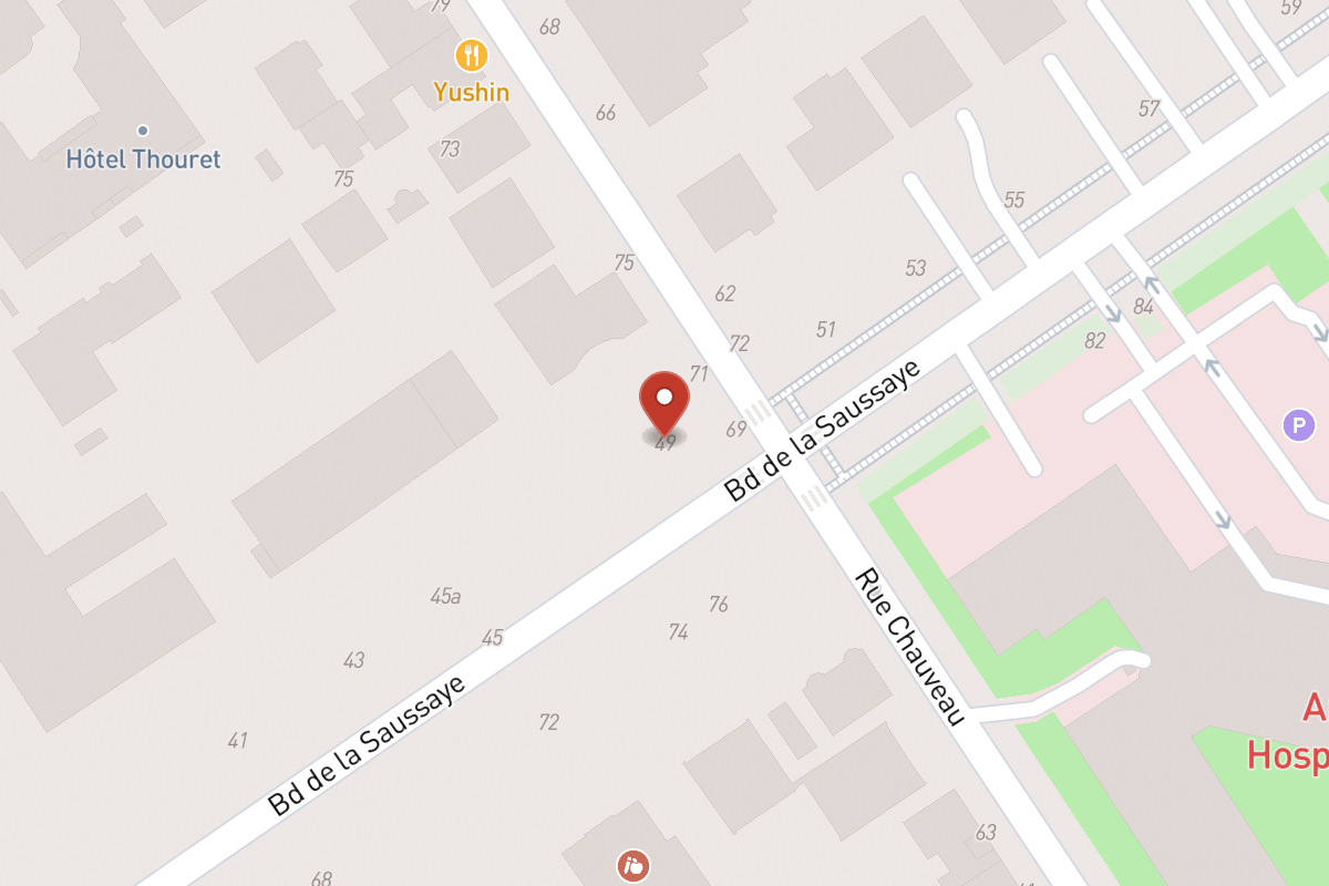 Plan de situation — 49 Boulevard de la Saussaye