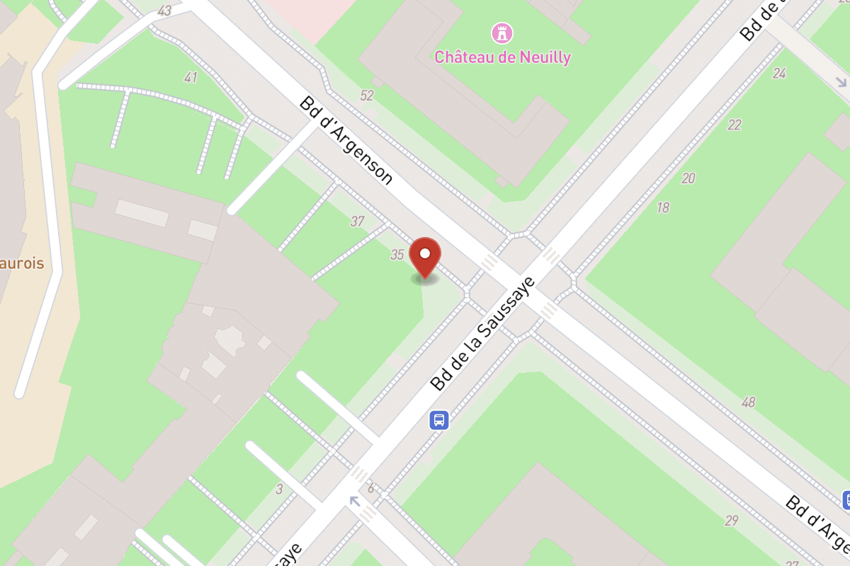 Plan de situation — 4 Boulevard de la Saussaye