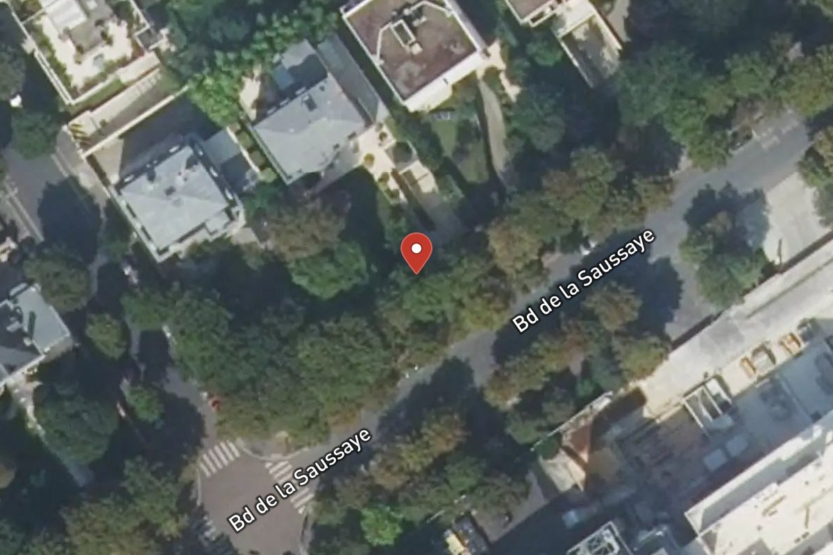 Vue satellite — 53 Boulevard de la Saussaye