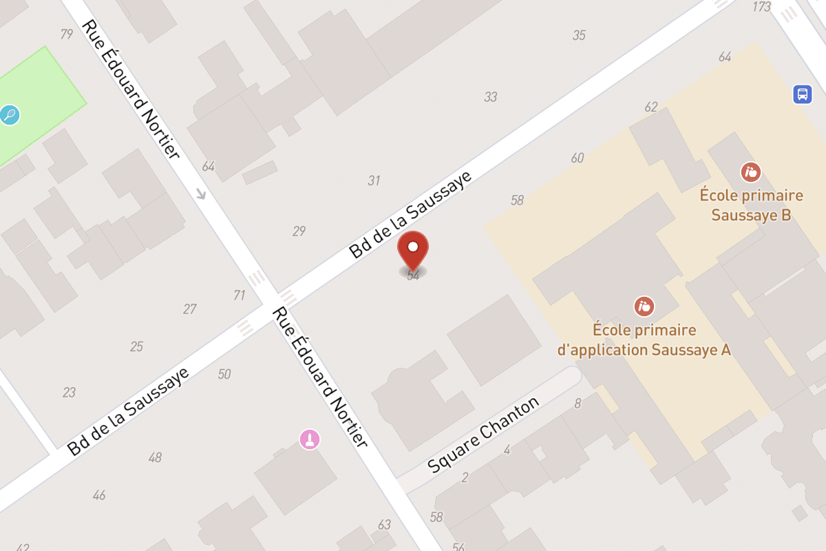 Plan de situation — 54 Boulevard de la Saussaye