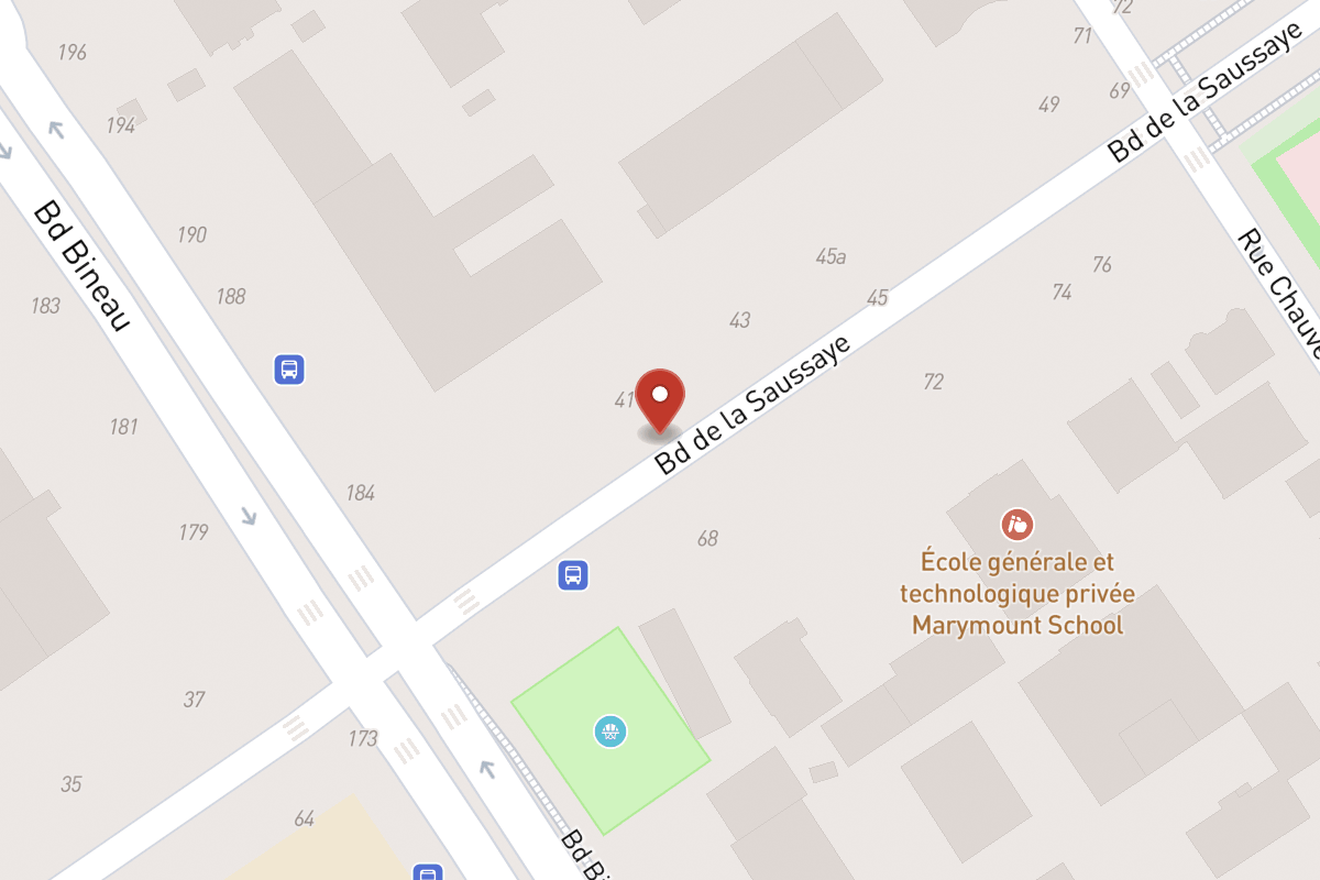 Plan de situation — 55BIS Boulevard de la Saussaye