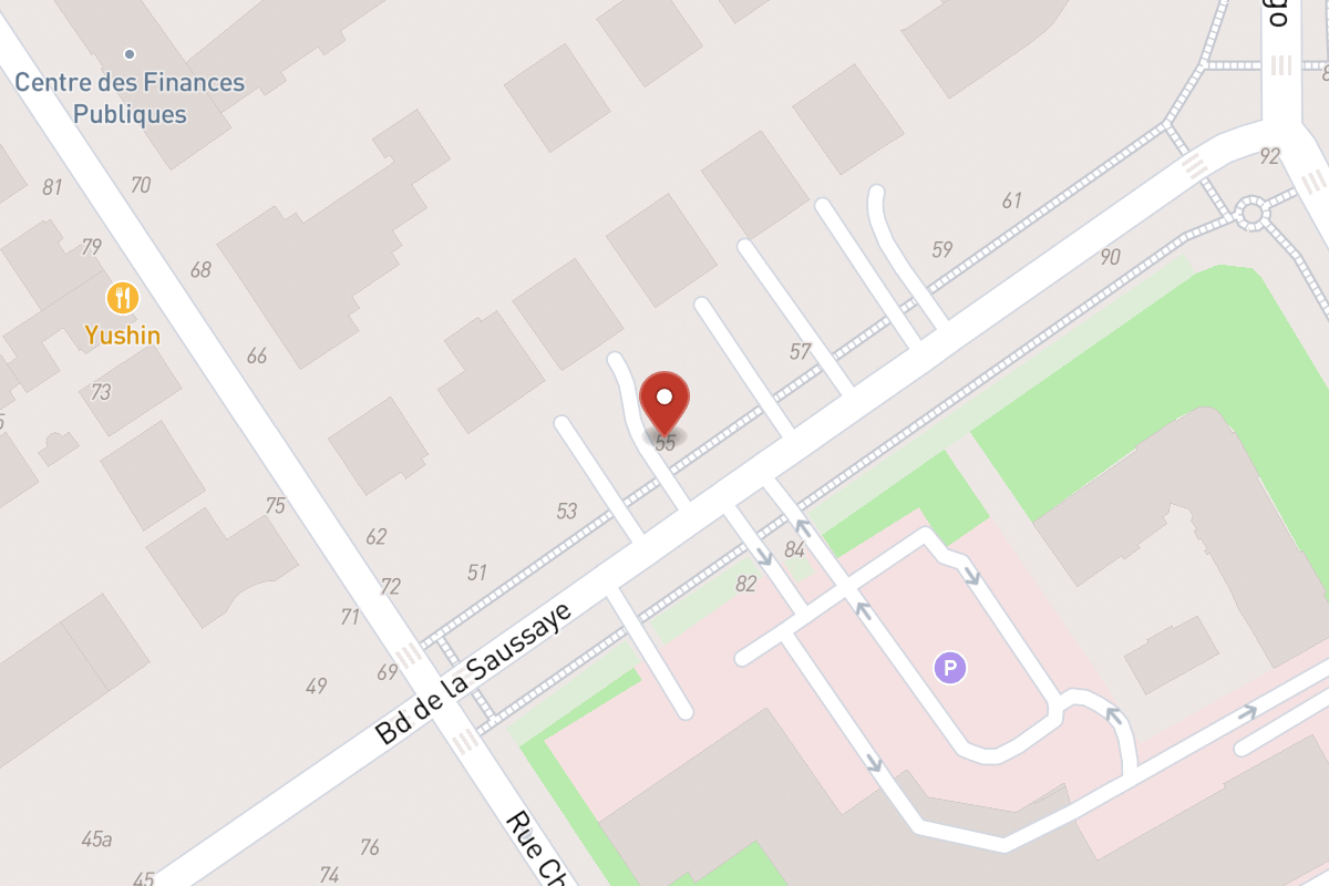 Plan de situation — 55 Boulevard de la Saussaye