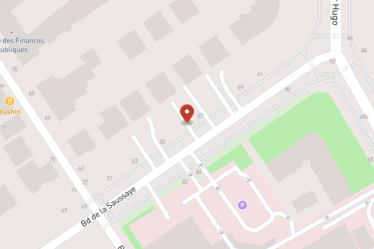 Plan de situation — 57 Boulevard de la Saussaye