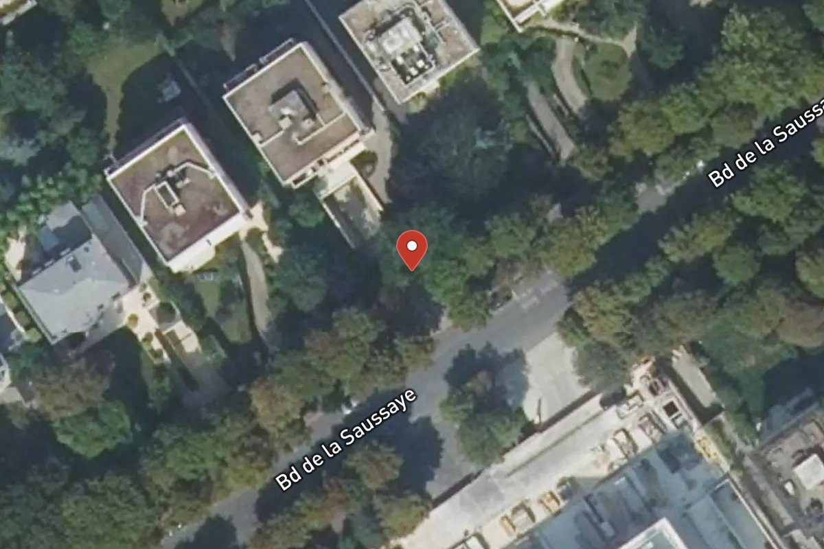 Vue satellite — 57 Boulevard de la Saussaye