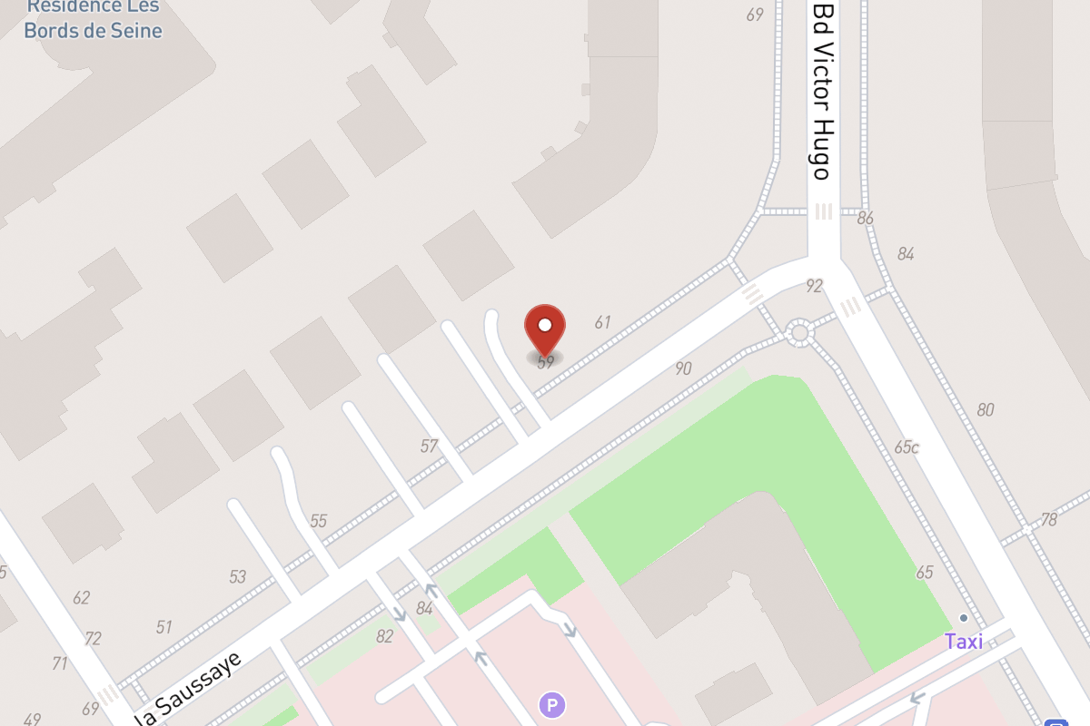 Plan de situation — 59 Boulevard de la Saussaye