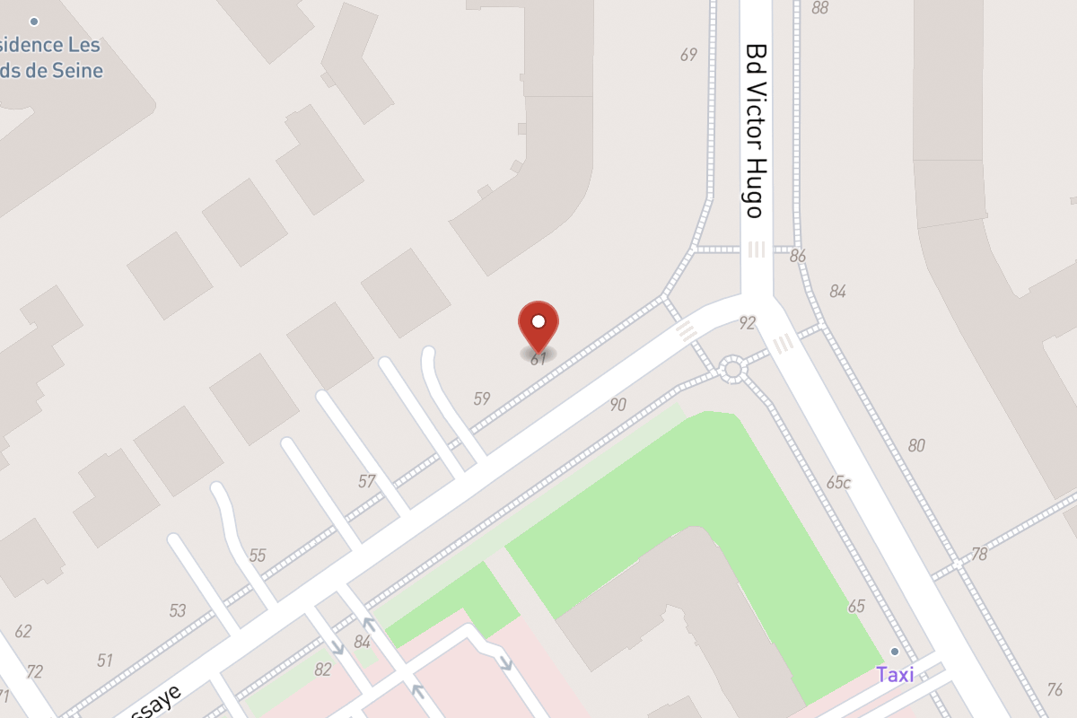 Plan de situation — 61 Boulevard de la Saussaye