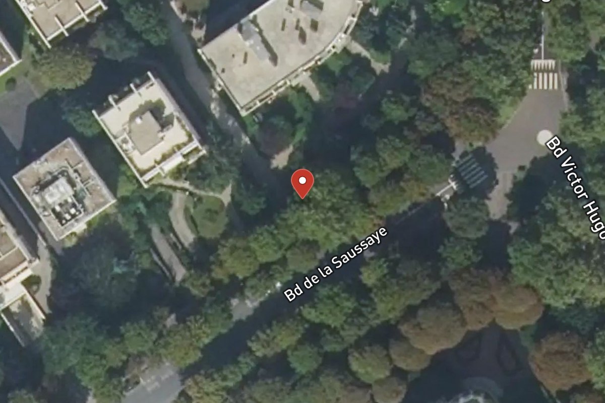 Vue satellite — 61 Boulevard de la Saussaye