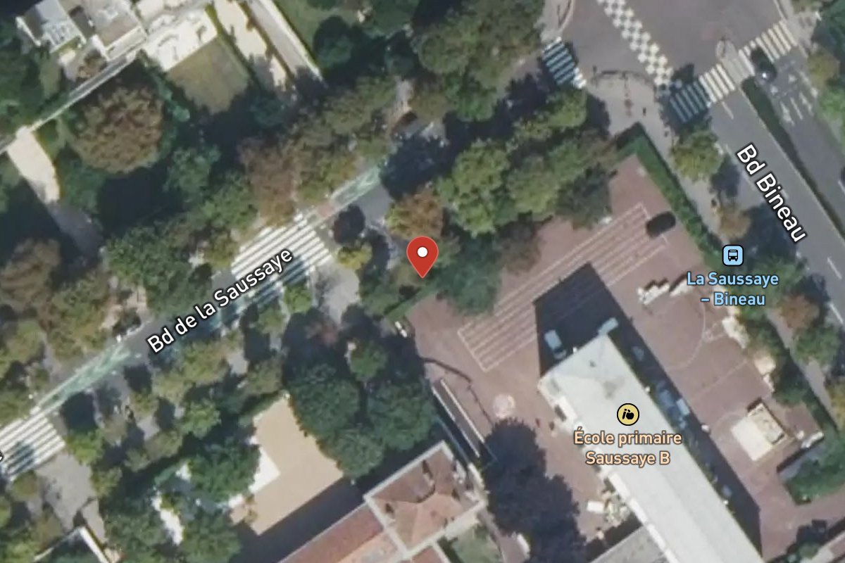 Vue satellite — 62 Boulevard de la Saussaye