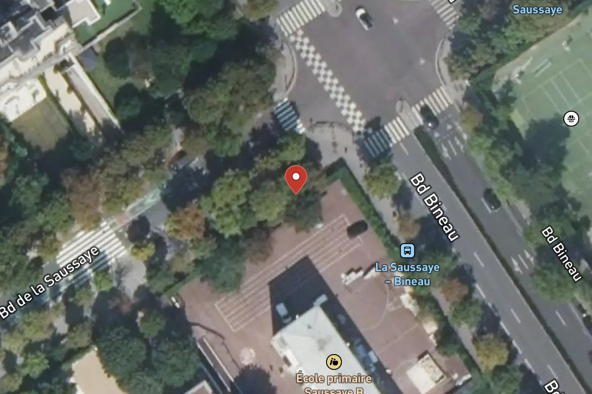 Vue satellite — 64 Boulevard de la Saussaye