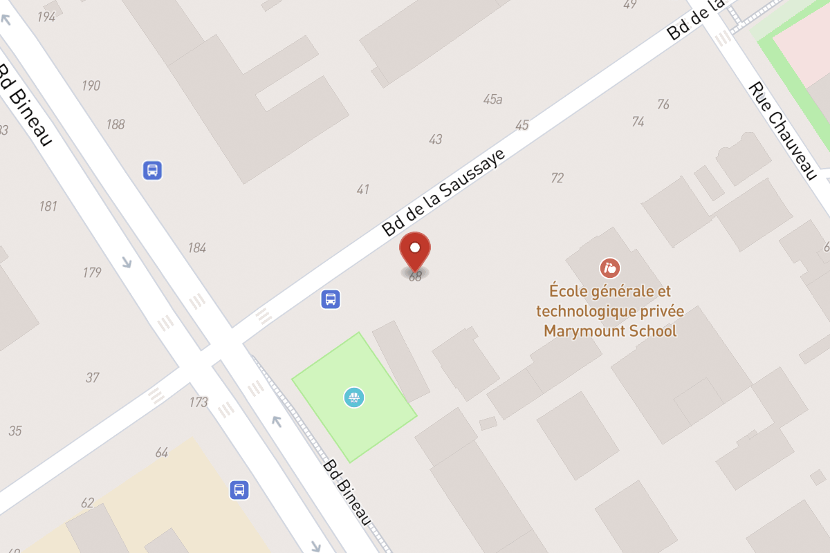Plan de situation — 68 Boulevard de la Saussaye