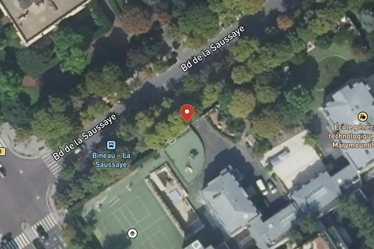 Vue satellite — 68 Boulevard de la Saussaye
