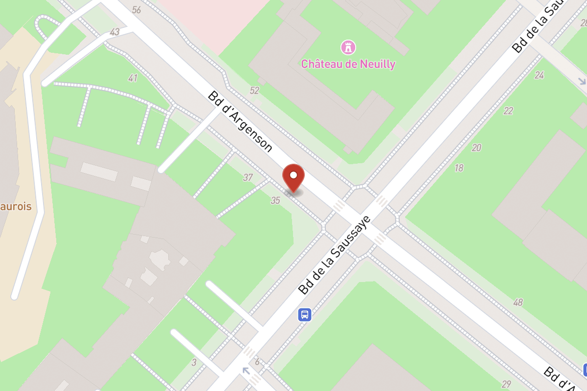Plan de situation — 6 Boulevard de la Saussaye