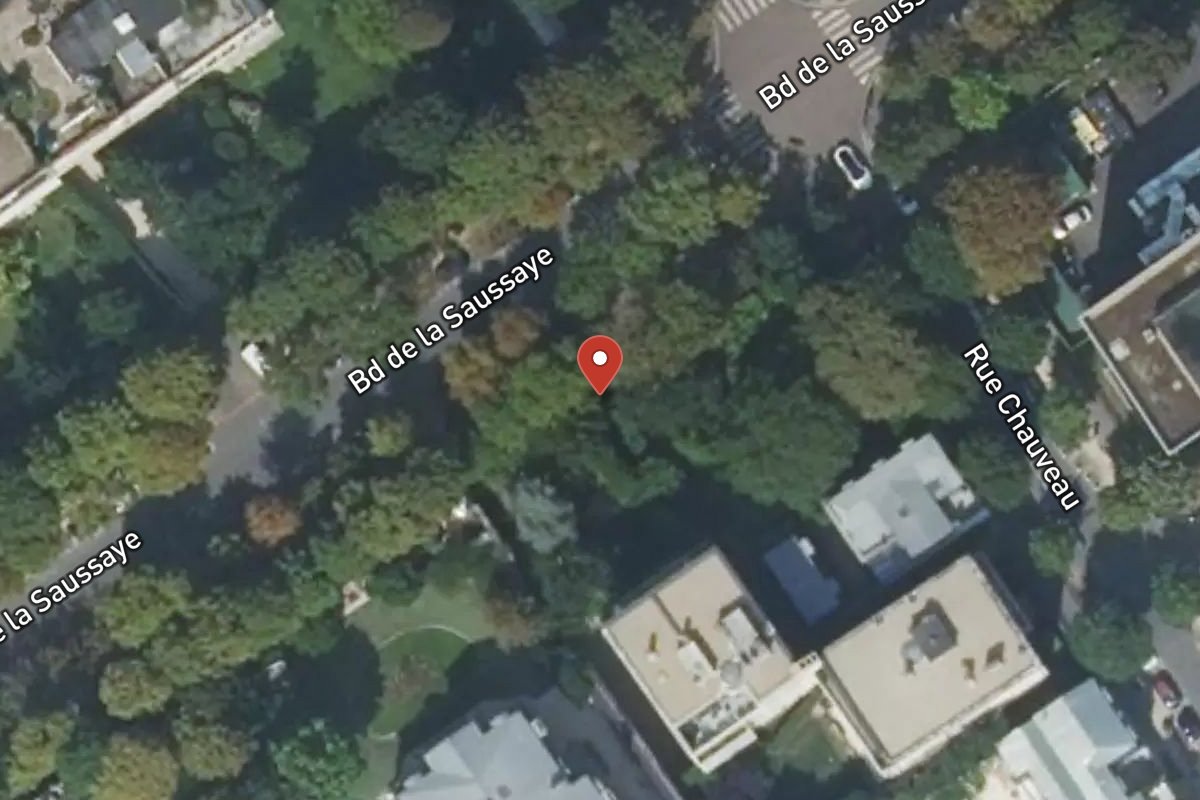 Vue satellite — 74 Boulevard de la Saussaye