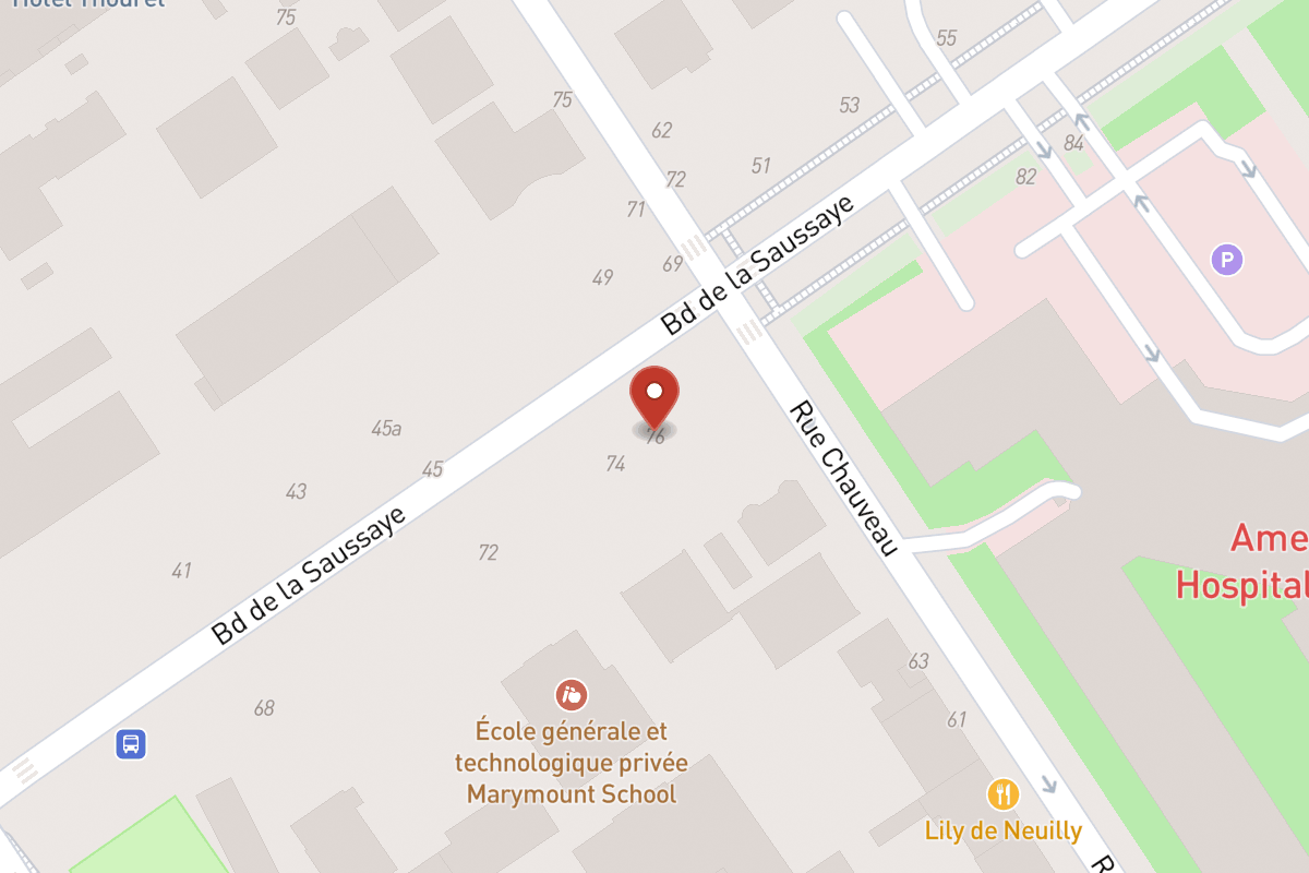 Plan de situation — 76 Boulevard de la Saussaye