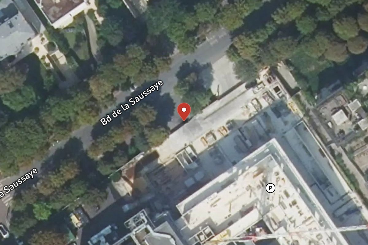 Vue satellite — 84 Boulevard de la Saussaye