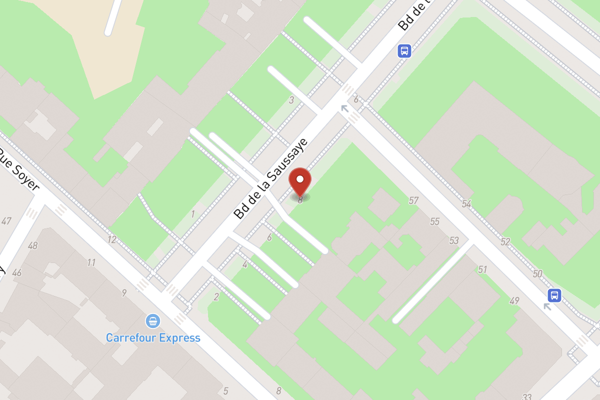 Plan de situation — 8 Boulevard de la Saussaye