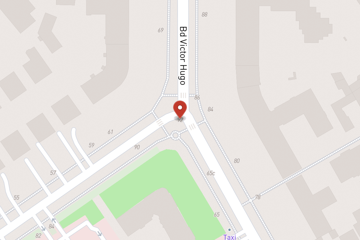 Plan de situation — 92 Boulevard de la Saussaye