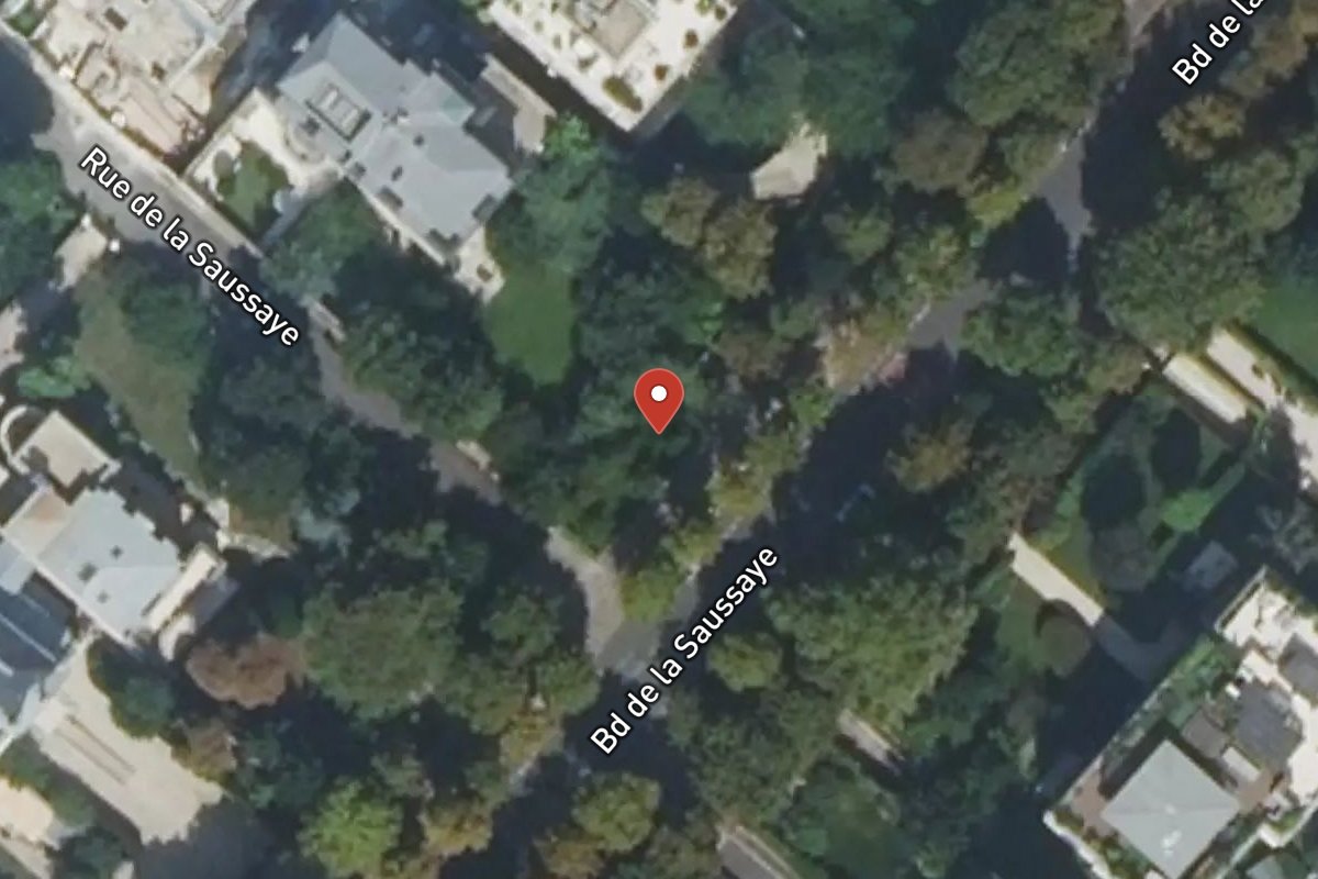Vue satellite — 9BIS Boulevard de la Saussaye