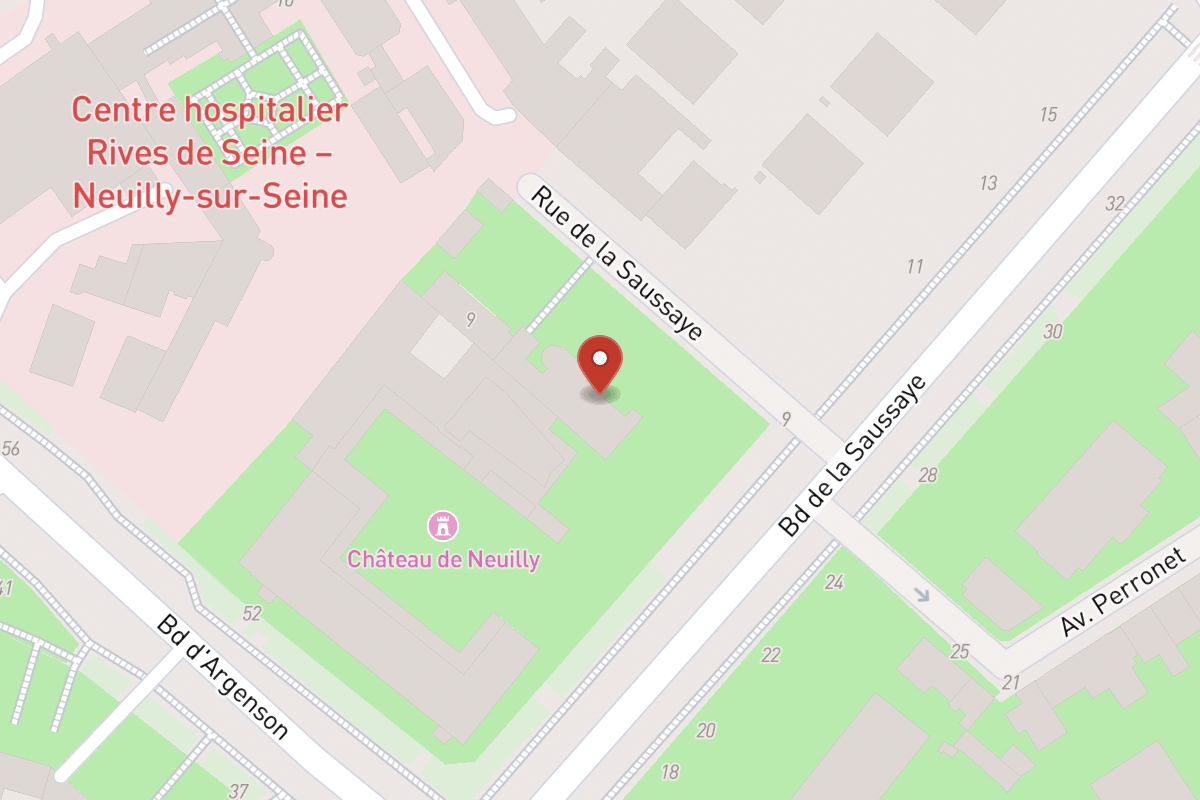 Plan de situation — 9 Boulevard de la Saussaye
