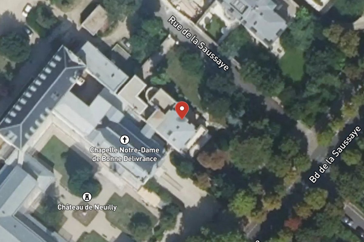 Vue satellite — 9 Boulevard de la Saussaye