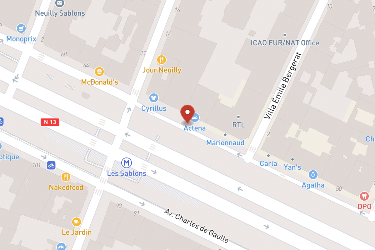 Plan de situation — 10 Boulevard des Sablons