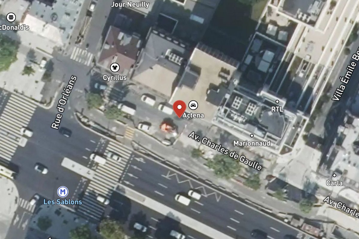 Vue satellite — 10 Boulevard des Sablons