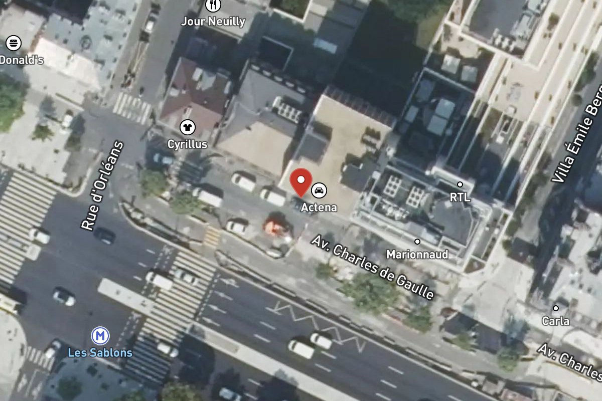 Vue satellite — 12 Boulevard des Sablons