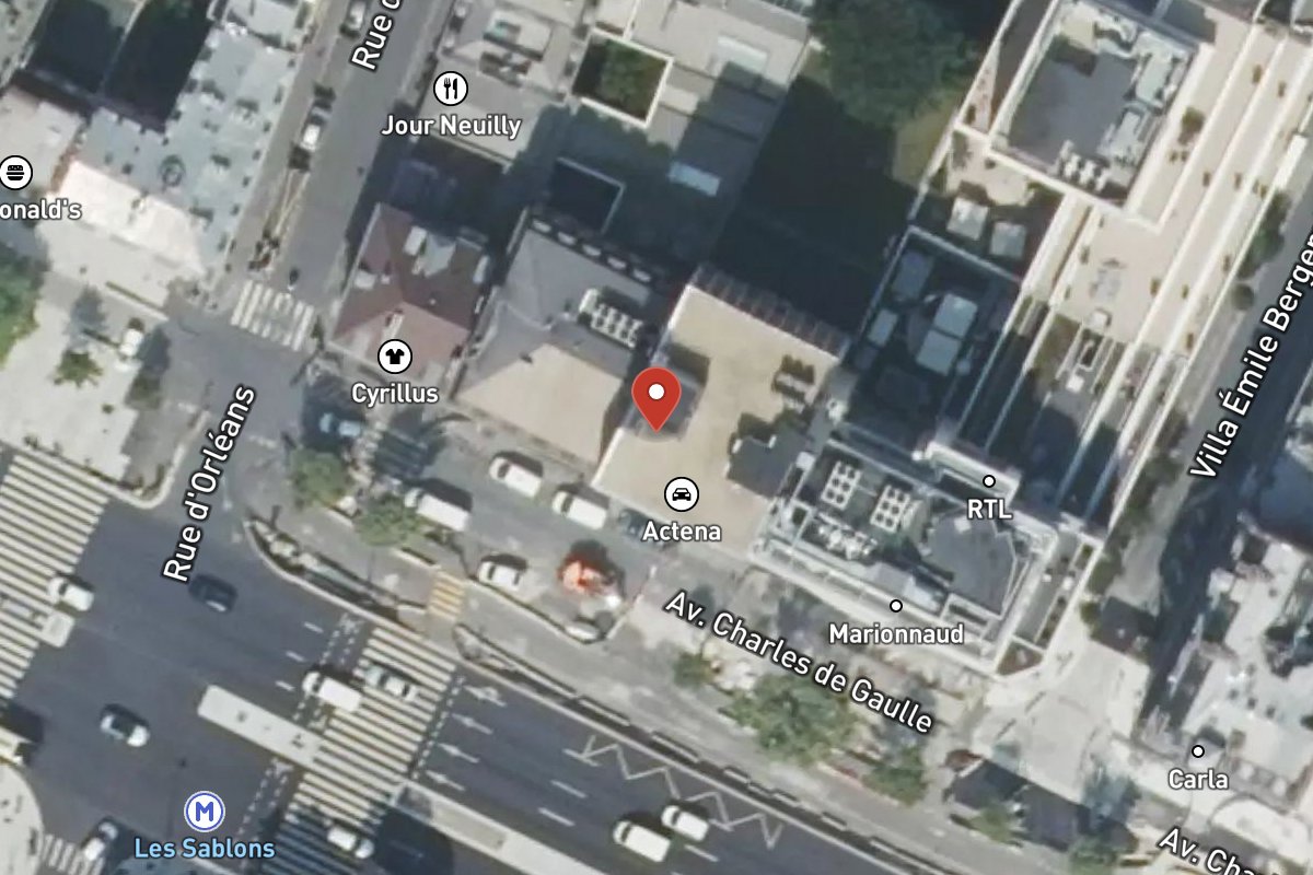 Vue satellite — 14 Boulevard des Sablons