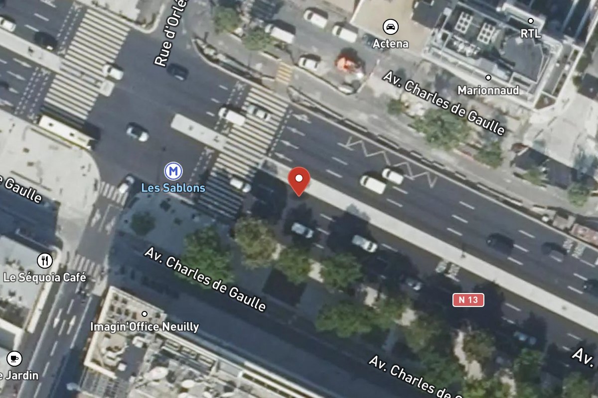 Vue satellite — 1 Boulevard des Sablons