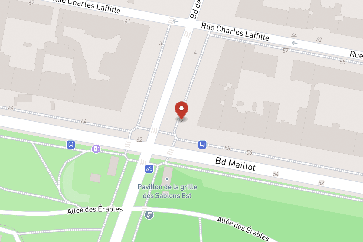 Plan de situation — 2 Boulevard des Sablons