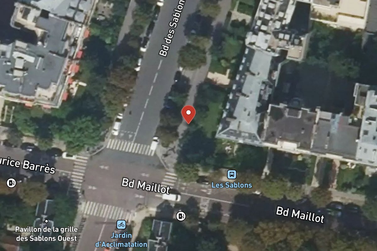 Vue satellite — 2 Boulevard des Sablons