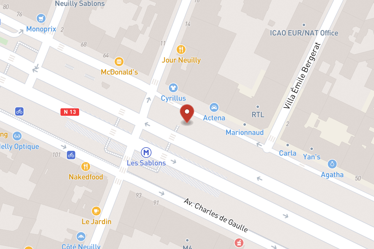 Plan de situation — 3 Boulevard des Sablons