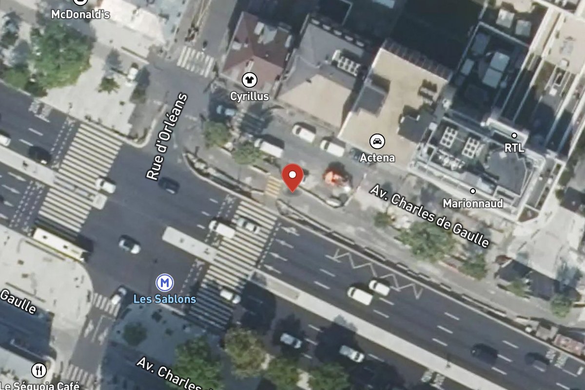 Vue satellite — 3 Boulevard des Sablons