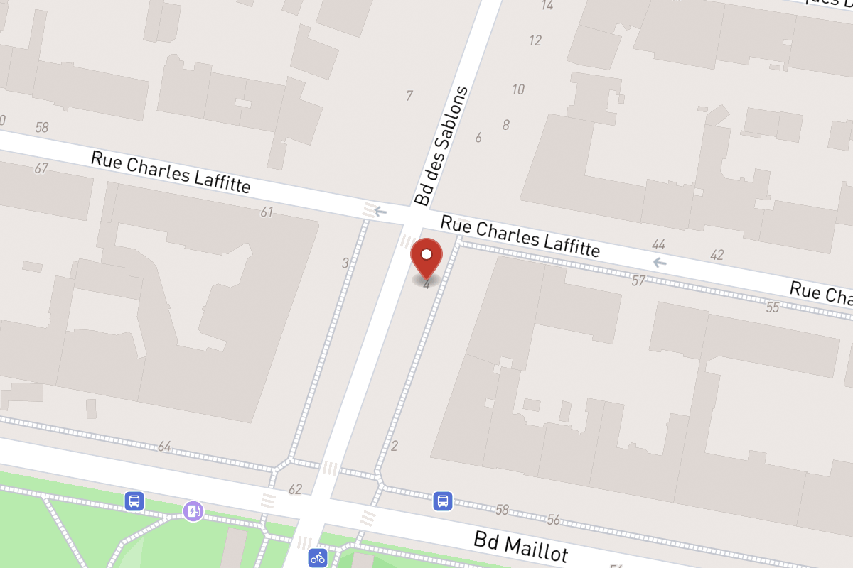 Plan de situation — 4 Boulevard des Sablons