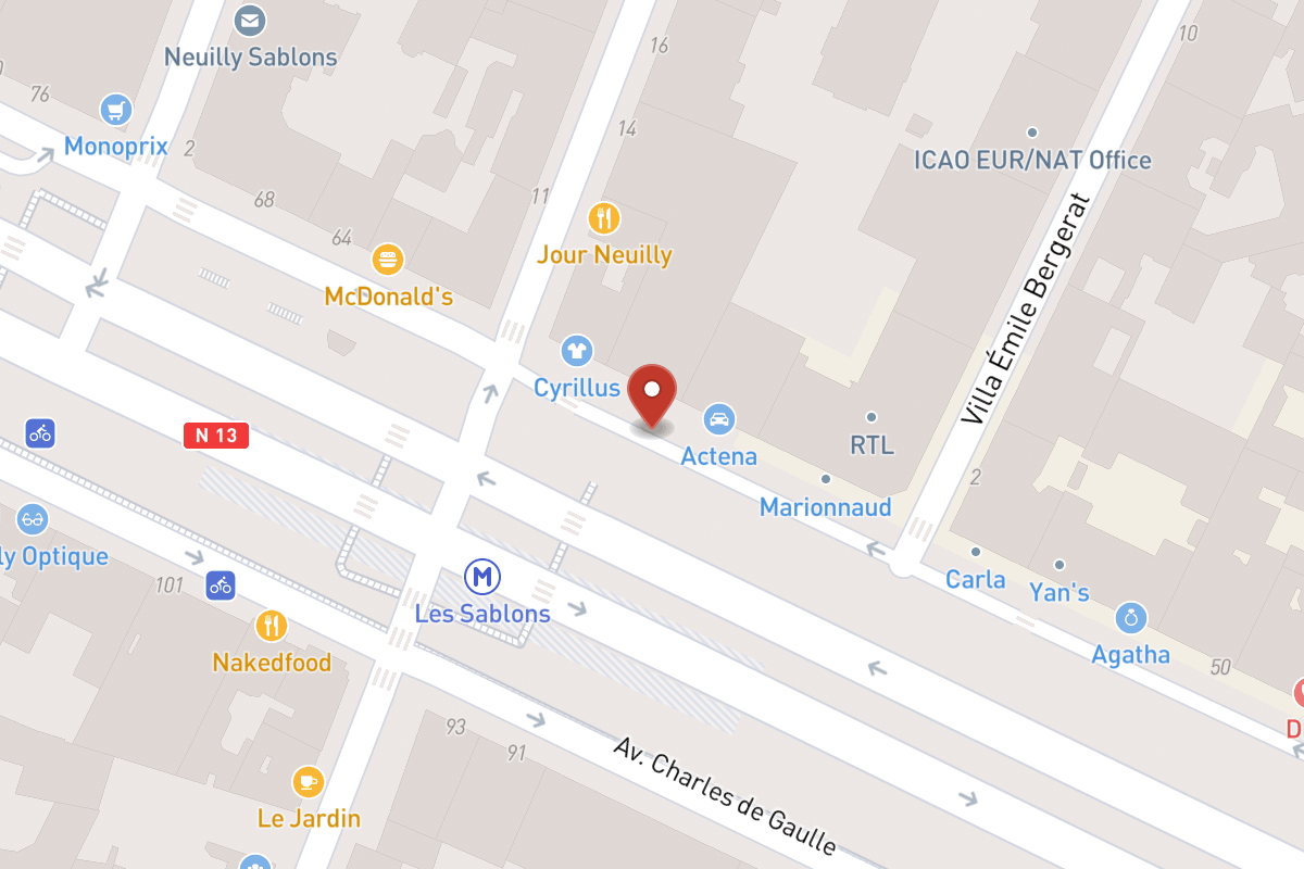 Plan de situation — 5 Boulevard des Sablons