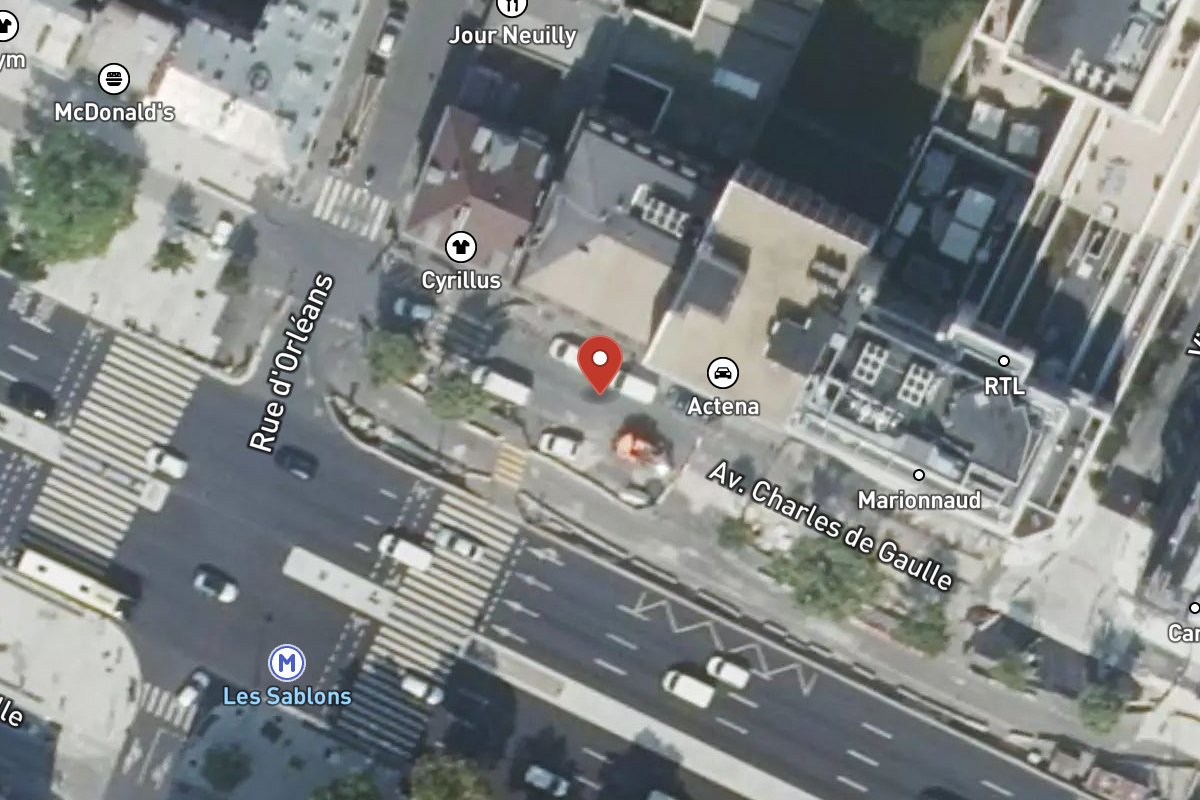 Vue satellite — 5 Boulevard des Sablons