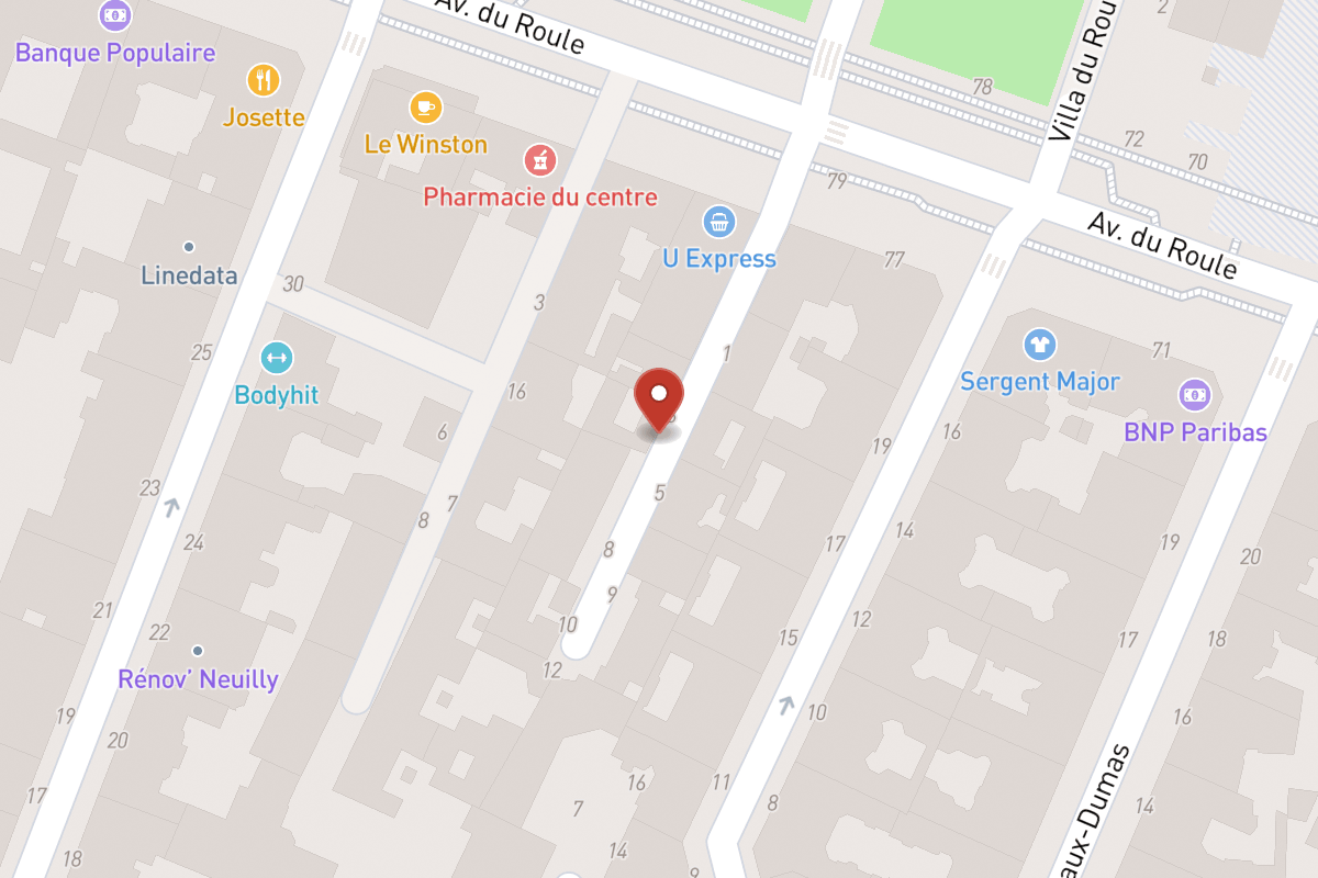 Plan de situation — 6BIS Boulevard des Sablons