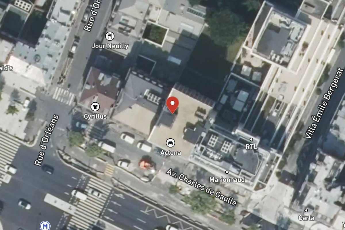 Vue satellite — 6 Boulevard des Sablons