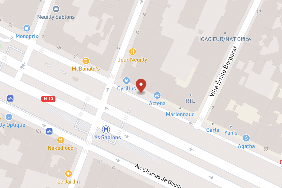 Plan de situation — 7 Boulevard des Sablons