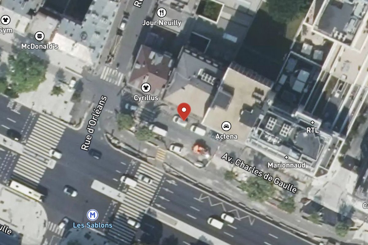 Vue satellite — 7 Boulevard des Sablons