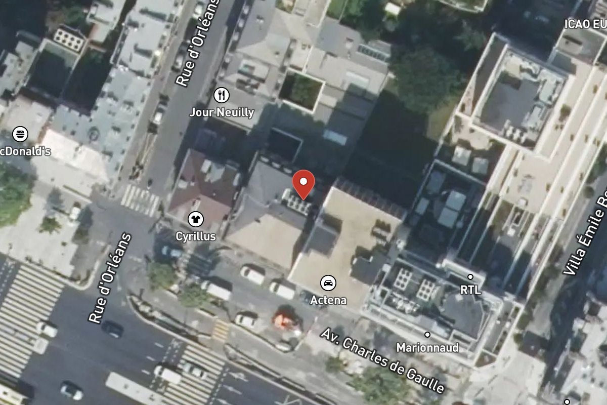 Vue satellite — 9 Boulevard des Sablons