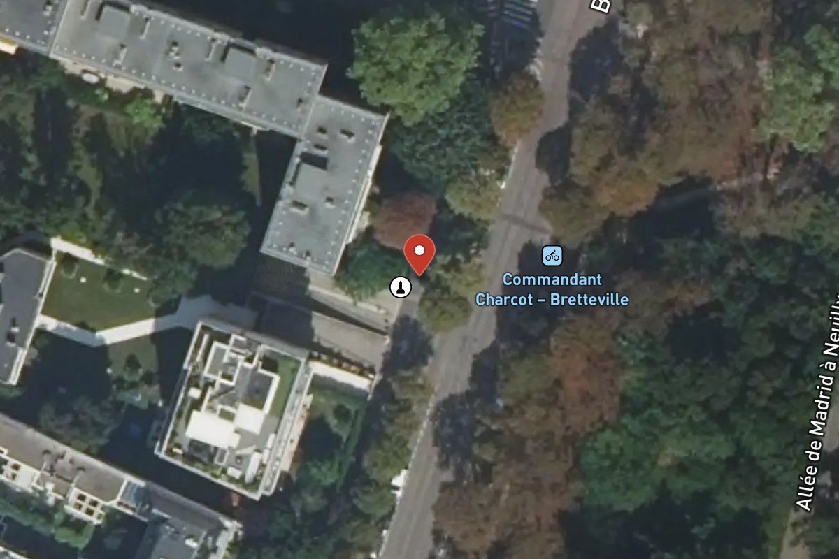 Vue satellite — 35 Boulevard du Commandant Charcot