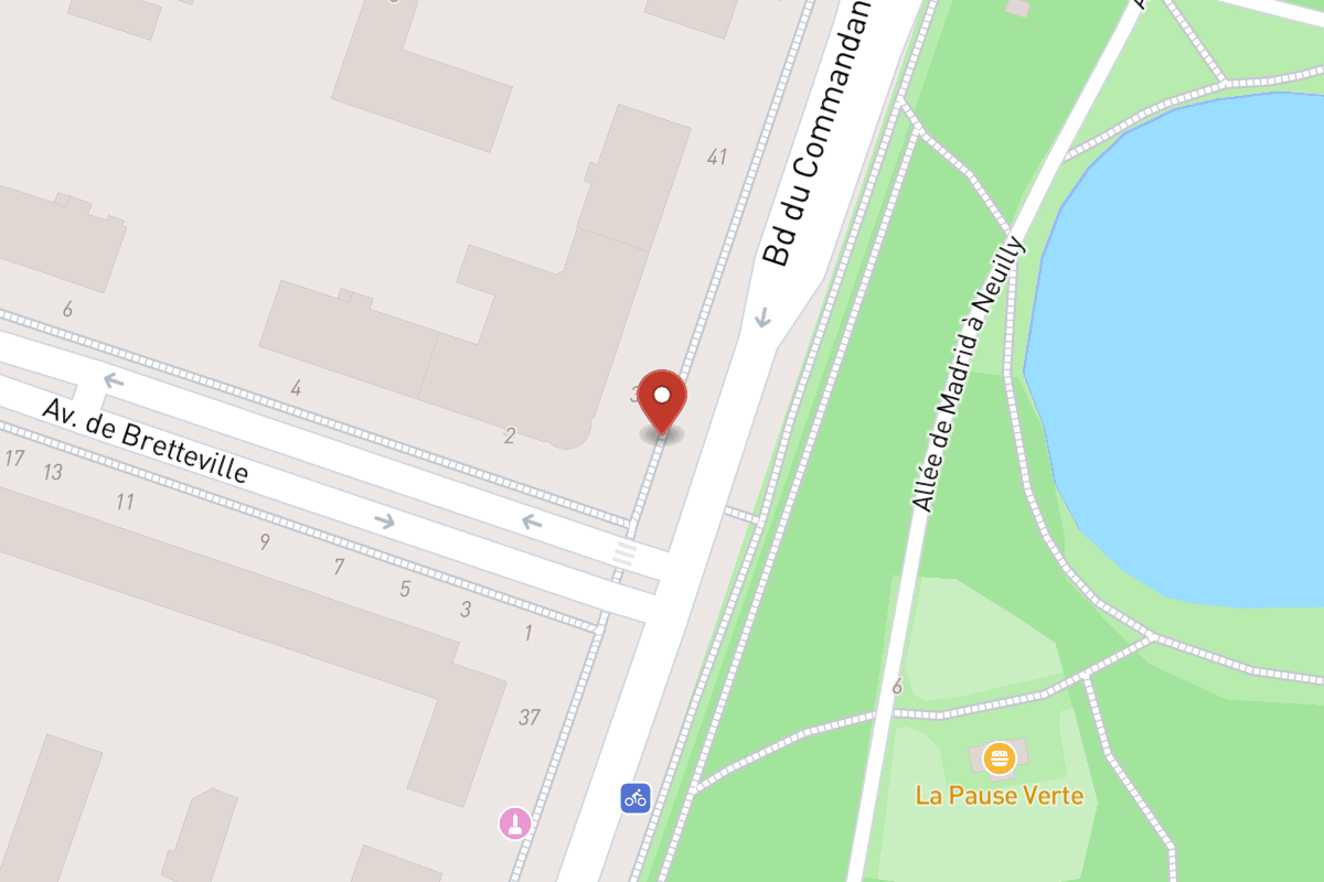 Plan de situation — 39 Boulevard du Commandant Charcot