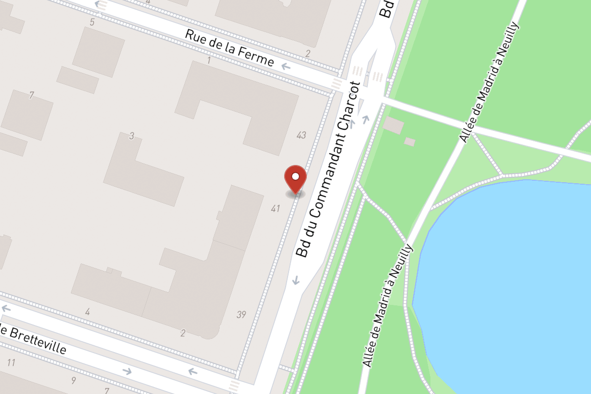 Plan de situation — 41 Boulevard du Commandant Charcot