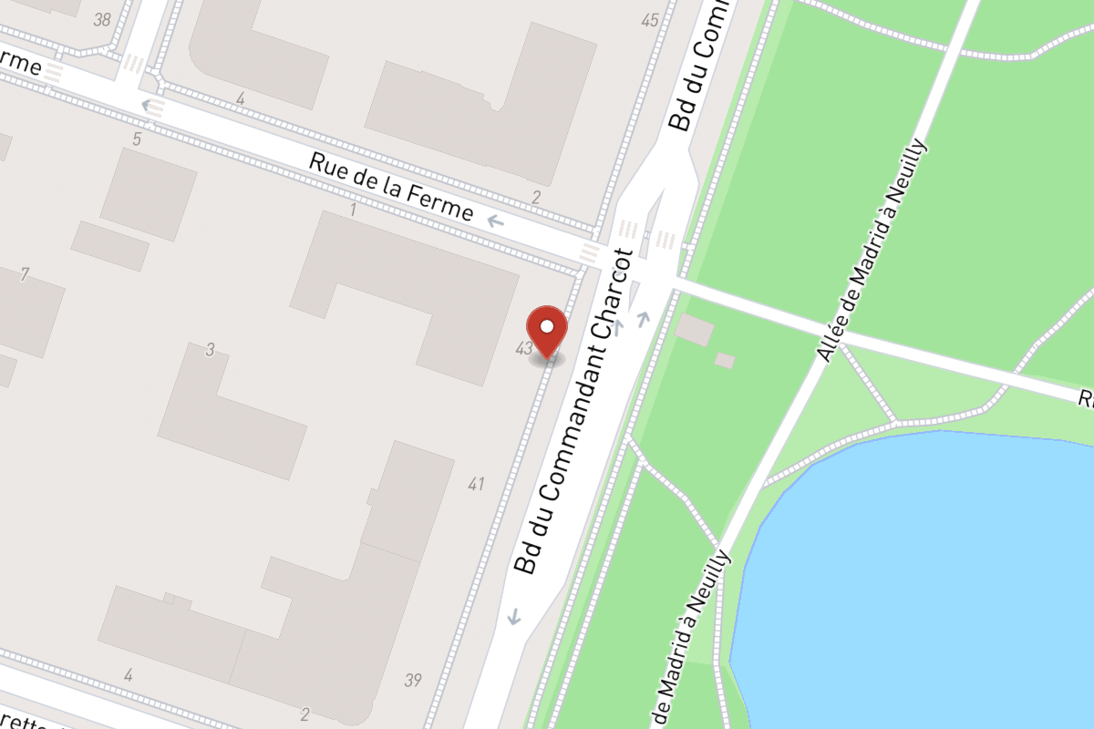 Plan de situation — 43 Boulevard du Commandant Charcot