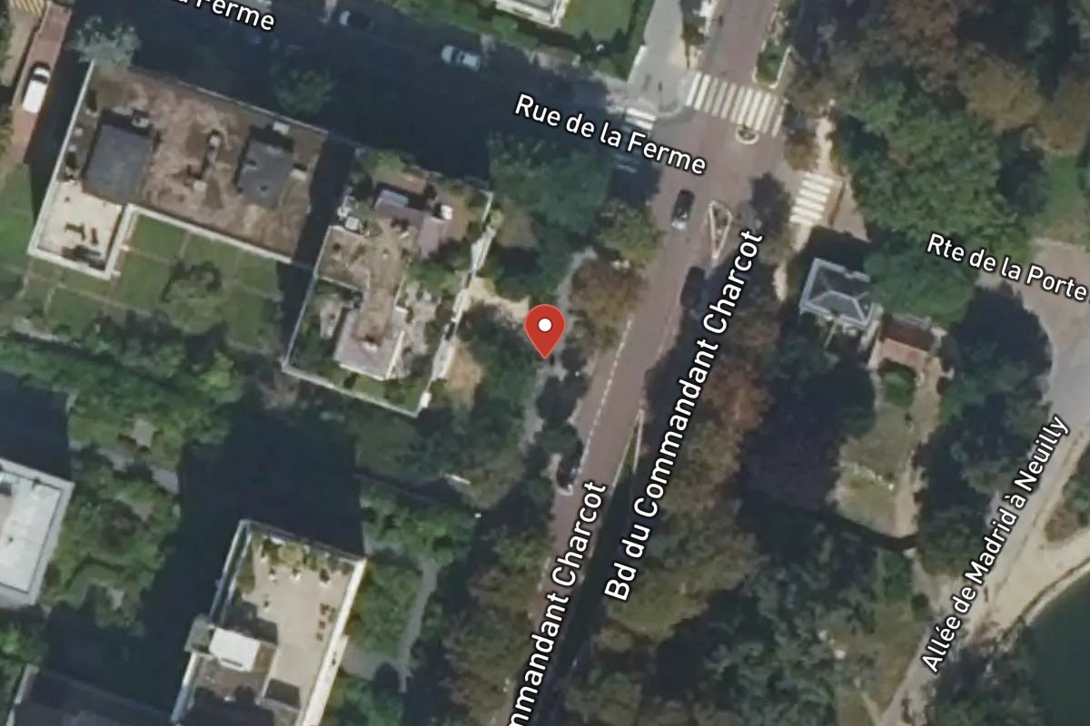 Vue satellite — 43 Boulevard du Commandant Charcot