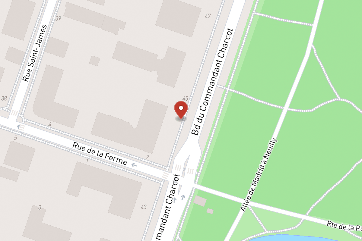 Plan de situation — 45 Boulevard du Commandant Charcot
