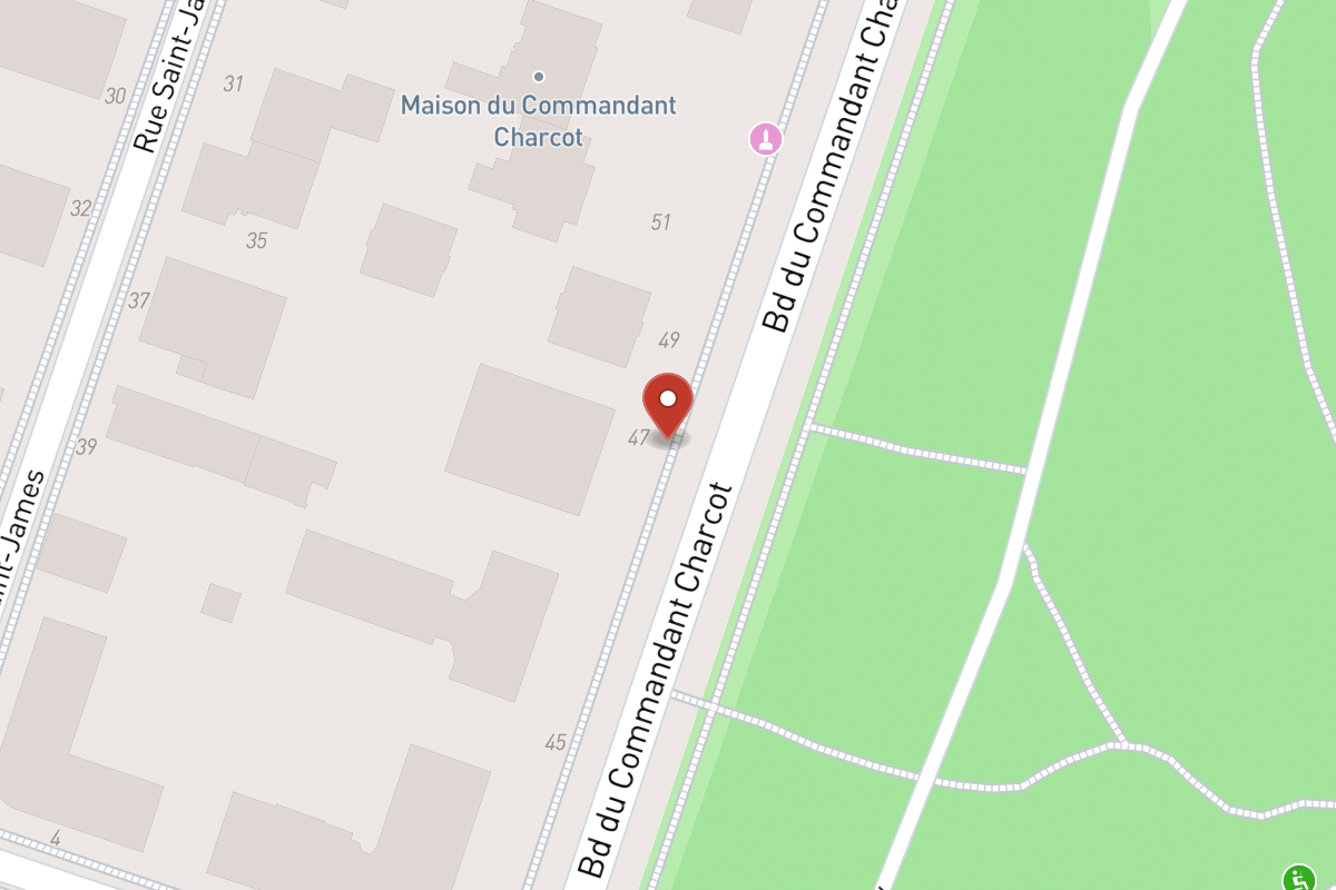 Plan de situation — 47 Boulevard du Commandant Charcot